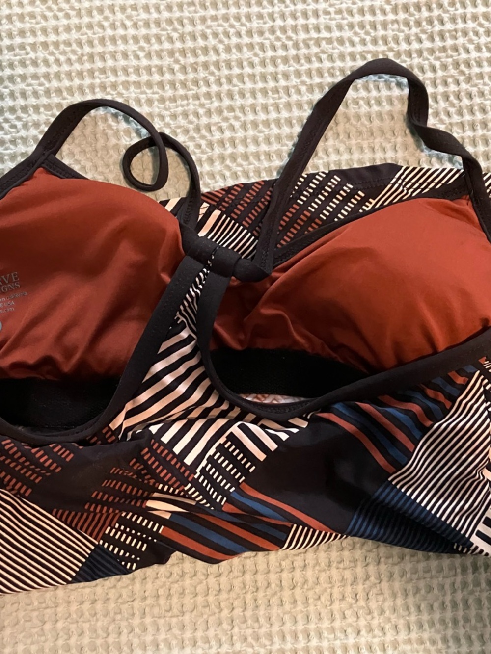 Two items: Carve Designs Rash Guard and Tankini - Picture 3 of 3